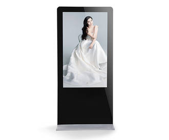 Floor Standing IPhone Style Digital Signage Kiosk